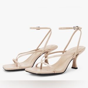 Square Toe Heel Sandal